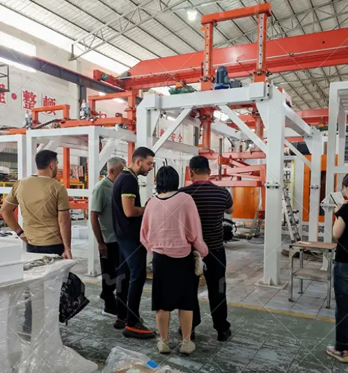 Proyecto de línea de producción de ladrillos ligeros para un cliente albanés